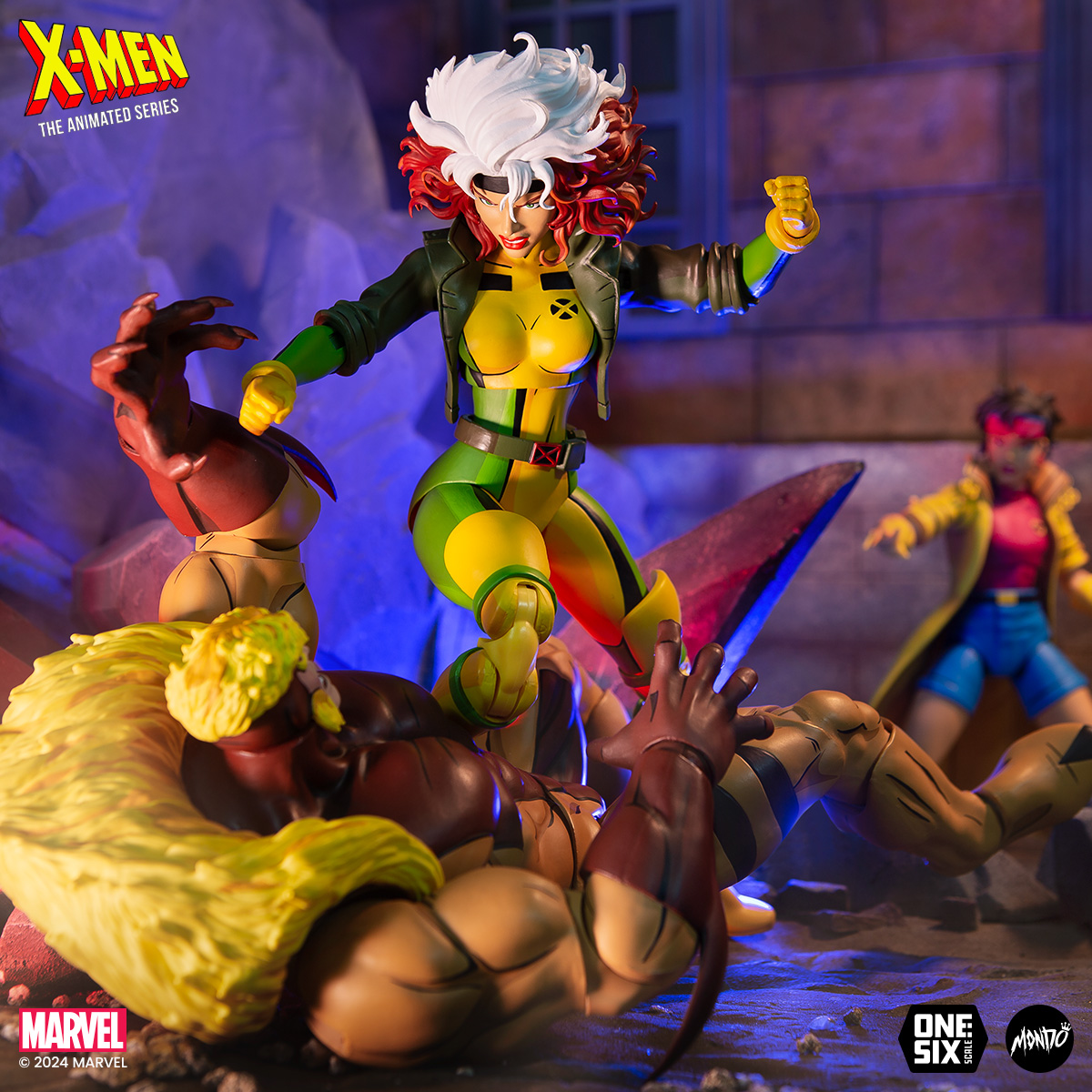 X-Men TAS - Rogue and Gambit Figures - 4