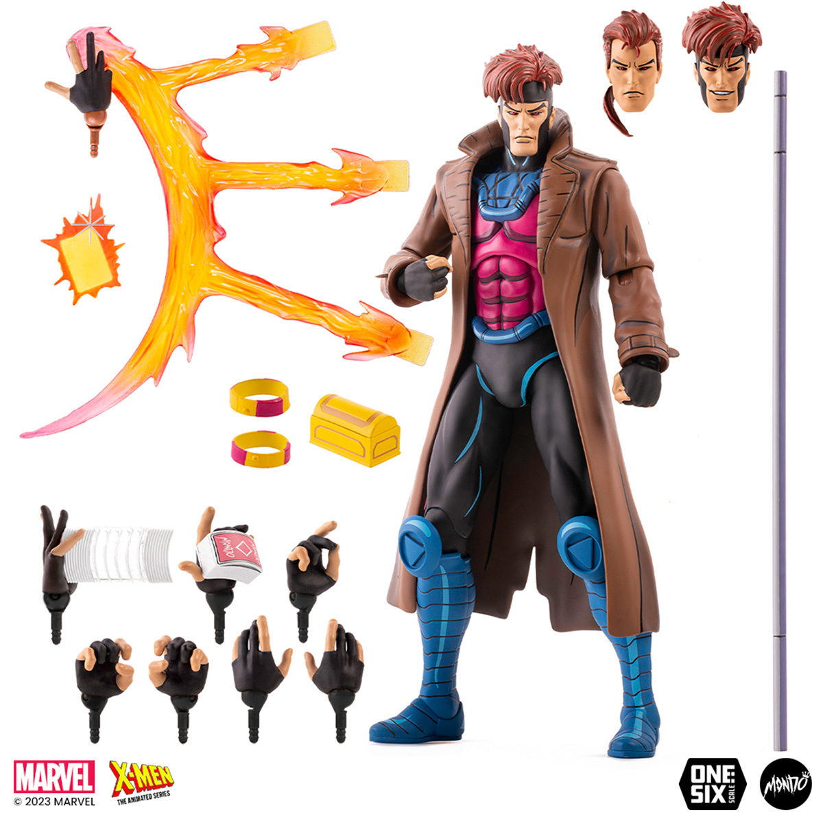 X-Men TAS - Rogue and Gambit Figures - 8