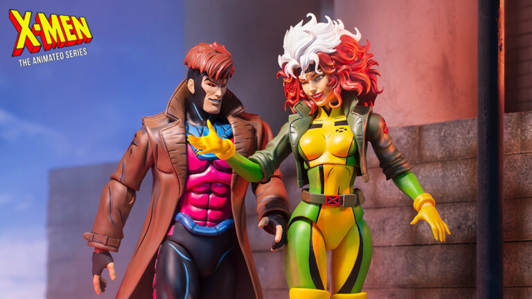 X-Men TAS - Rogue and Gambit Figures - featured