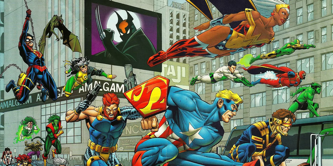 Marvel Comics and DC Comics - Amalgam