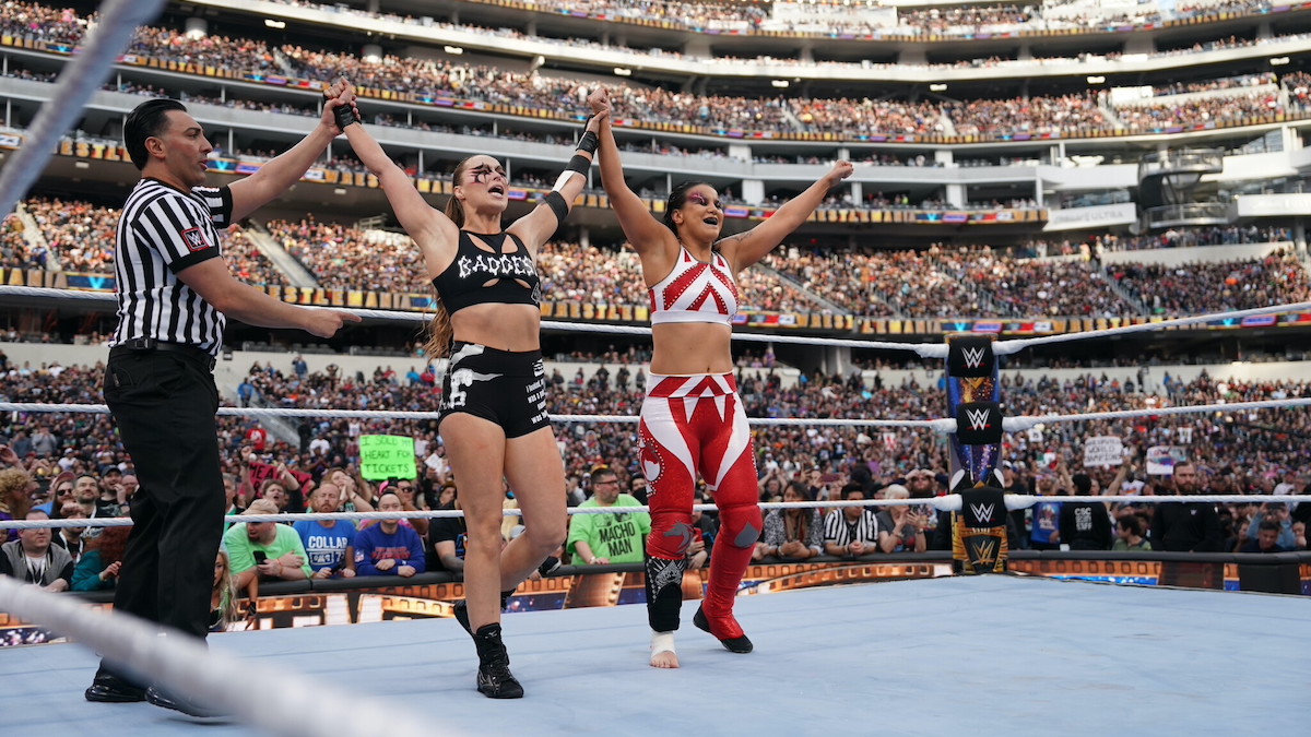 Ronda Rousey wins at Wrestlemania 39
