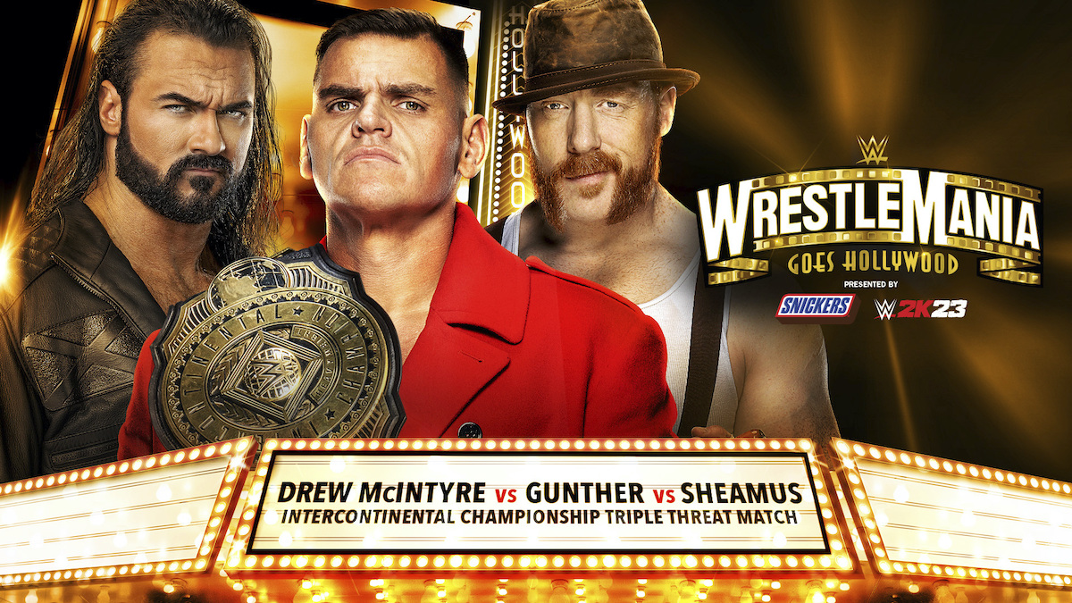 WrestleMania 39 - Gunther IC Title Triple Threat