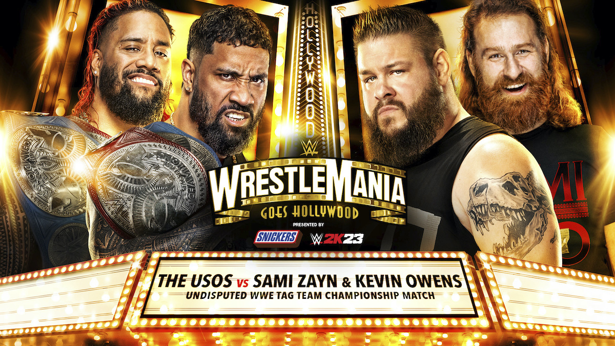 WrestleMania 39 - Sami Zayn and Kevin Owens vs The Usos