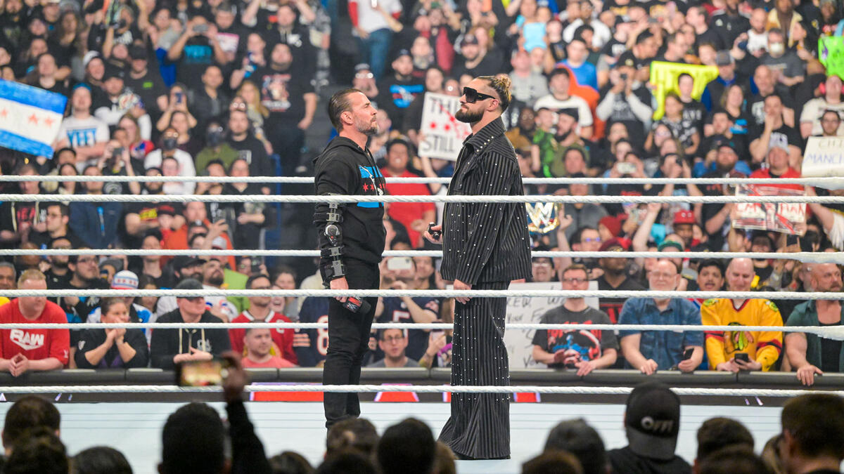 WWE CM Punk and Seth Rollins