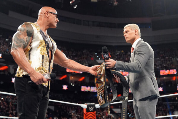 WWE The Rock and Cody Rhodes