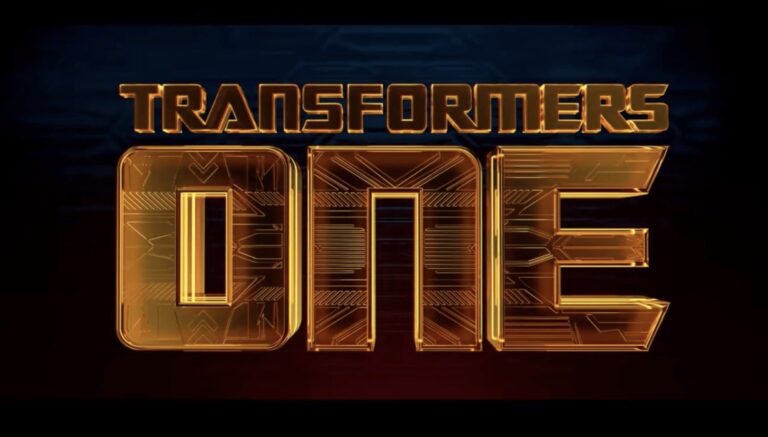 Transformers One 2024 Animated movie logo