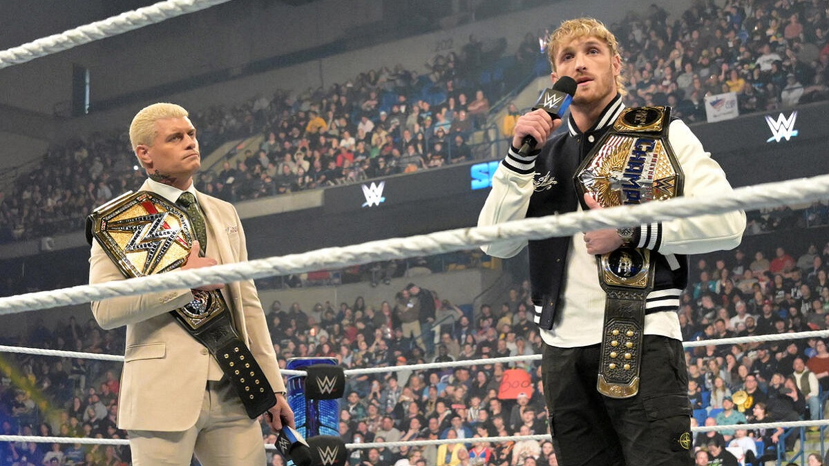 WWE Cody Rhodes and Logan Paul