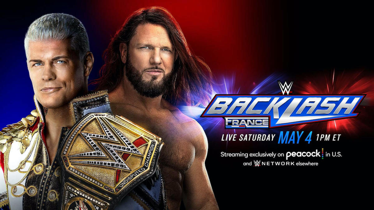 WWE Backlash France - Cody Rhodes vs. AJ Styles - 1