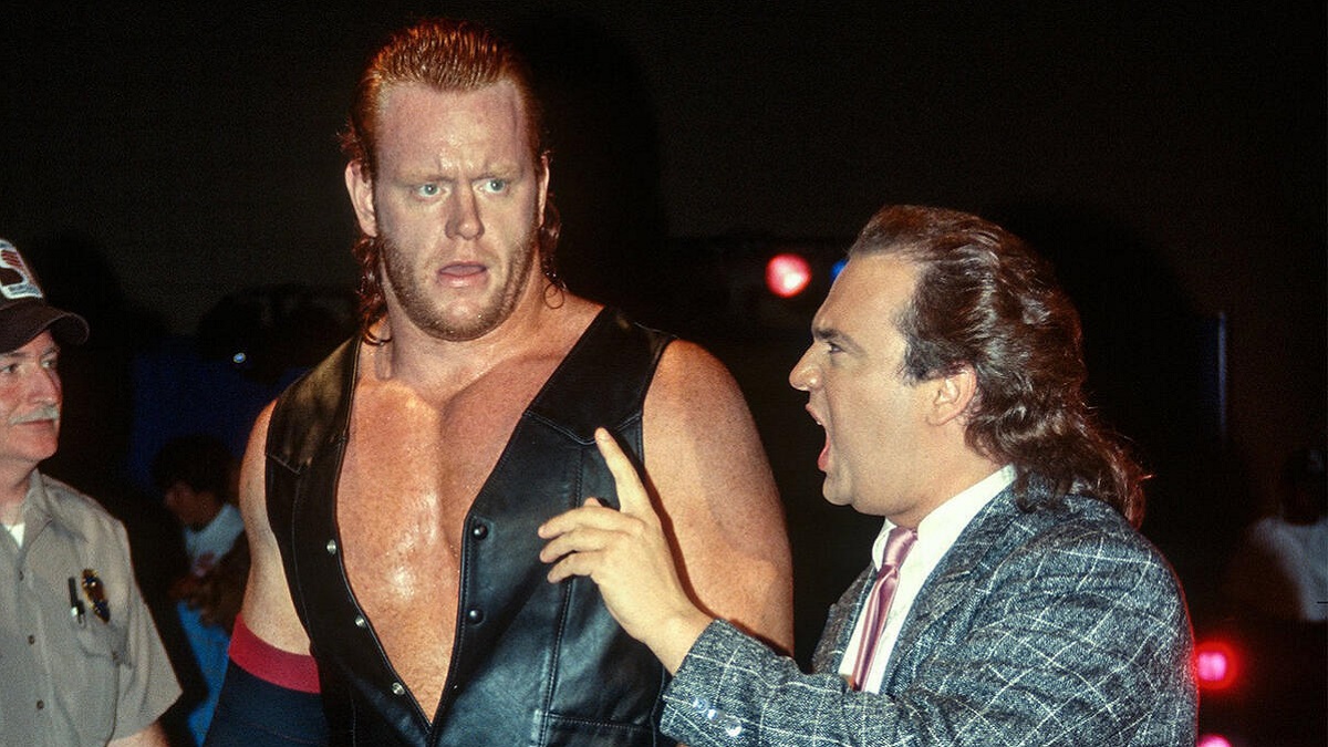 WWE Mean Mark Callous Undertaker and Paul Heyman Paul E Dangerously