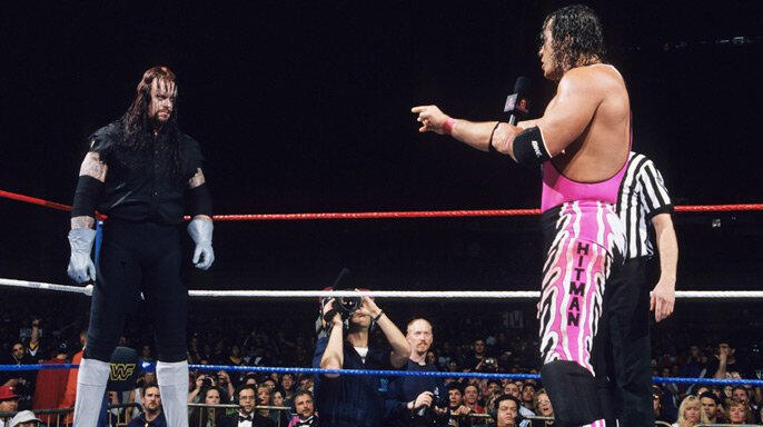 WWE Undertaker and Bret Hart